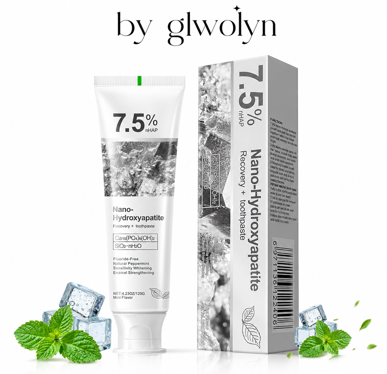Glowlyn Nano-Hydroxyapatite Recovery Toothpaste