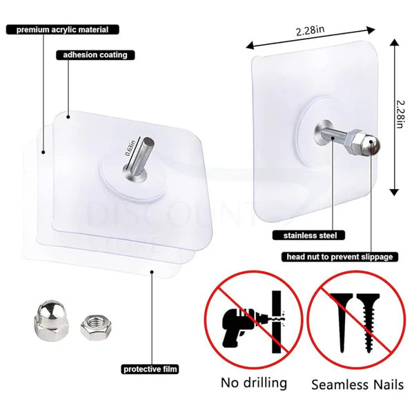 Punch-Free Screw Stickers - (IMPORTED)