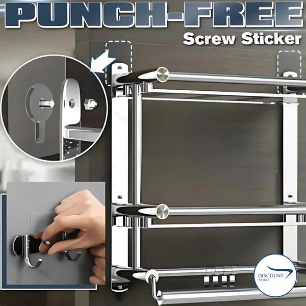 Punch-Free Screw Stickers - (IMPORTED)